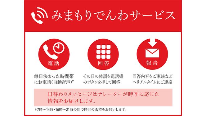 郵便局のみまもりでんわサービス（携帯電話コース3か月） [BR007ya]