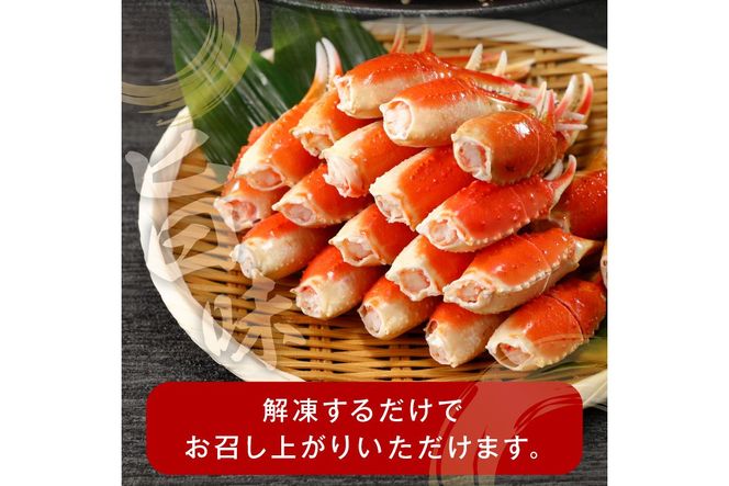 【B3-060】ずわいがに爪(約1kg)