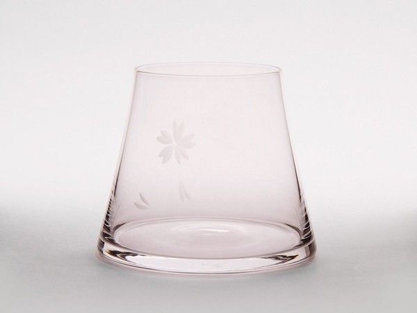 富士山グラスセット B＆W（桜）