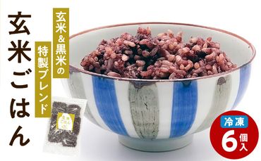 冷凍玄米ごはん　6個パック　K182-002