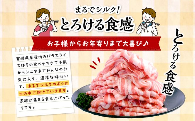 宮崎県産豚バラスライス 計1.6kg_M201-012