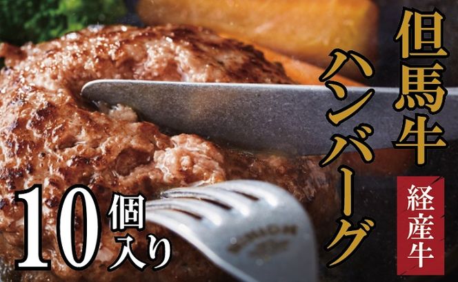 020AA09N.但馬牛経産牛ハンバーグ（150g×10個）但馬牛 牛肉 100%