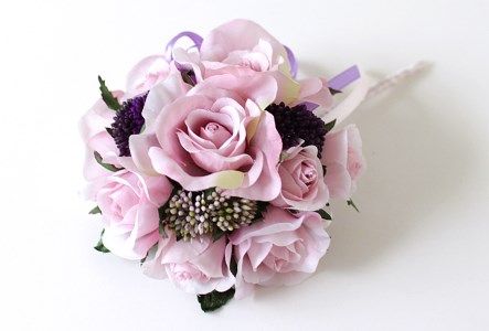 A-276 フラワーアレンジメントブーケ モーブピンク