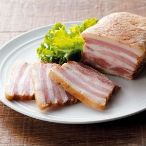 【無添加・無着色】MOROYAMA匠ベーコンセット(ブロック・スライス)