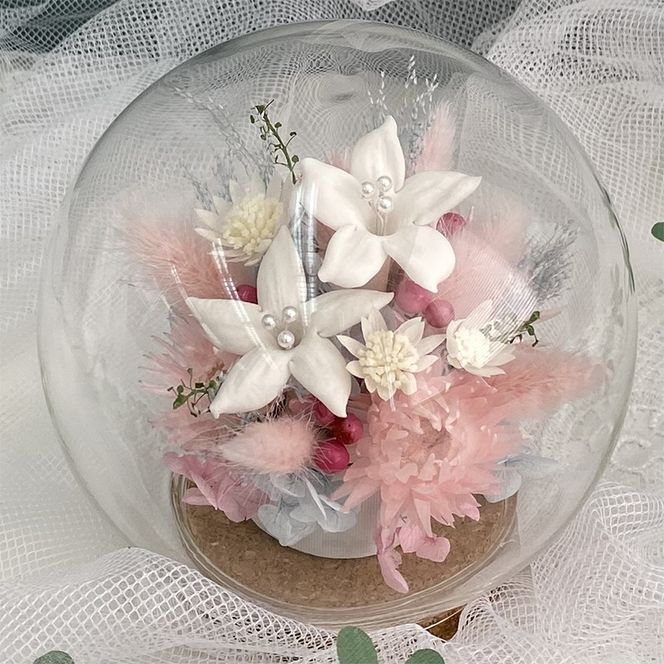 AJ129-1 プリザーブドフラワー【アリア】春日部市 シュガーパイン