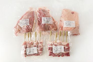 合鴨肉セットC (ロース肉450g×1枚、合鴨もも肉450ｇ、合鴨ロース串×5本)  [0390]