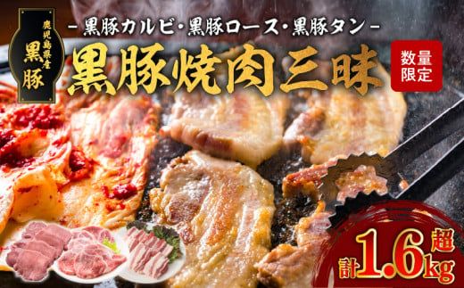 【1.6ｋｇ超】黒豚焼肉三昧　K086-026