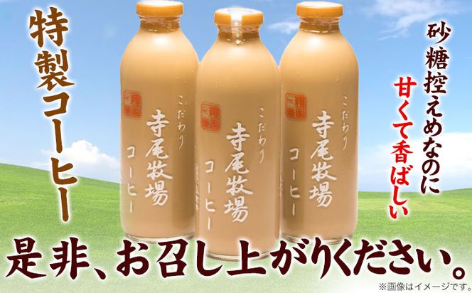 寺尾牧場のこだわり特製コーヒー 3本セット 720ml×3本 厳選館《90日以内に出荷予定(土日祝除く)》 和歌山県 日高町 コーヒー コーヒー牛乳 濃厚牛乳 牛乳 ノンホモ牛乳 成分無調整---wsh_cgenktc_90d_22_16000_3p---