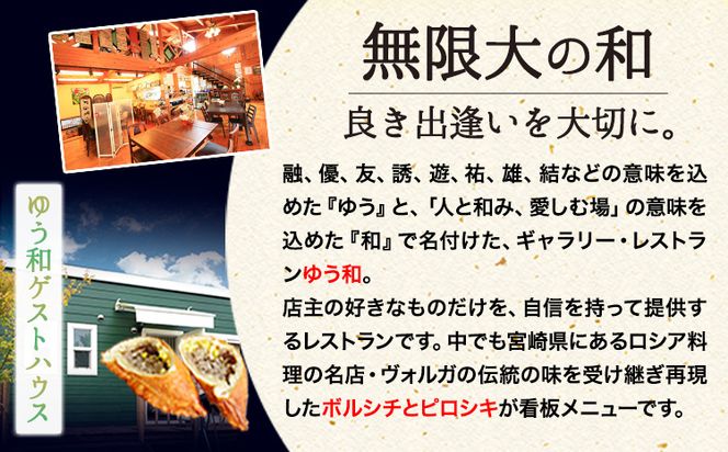 ゆう和ピロシキセット 6個 ギャラリー・レストランゆう和 冷凍《30日以内に出荷予定(土日祝除く)》 有限会社ながもと 熊本県 御船町---sm_fyuwapiro_30d_24_10000_6p---