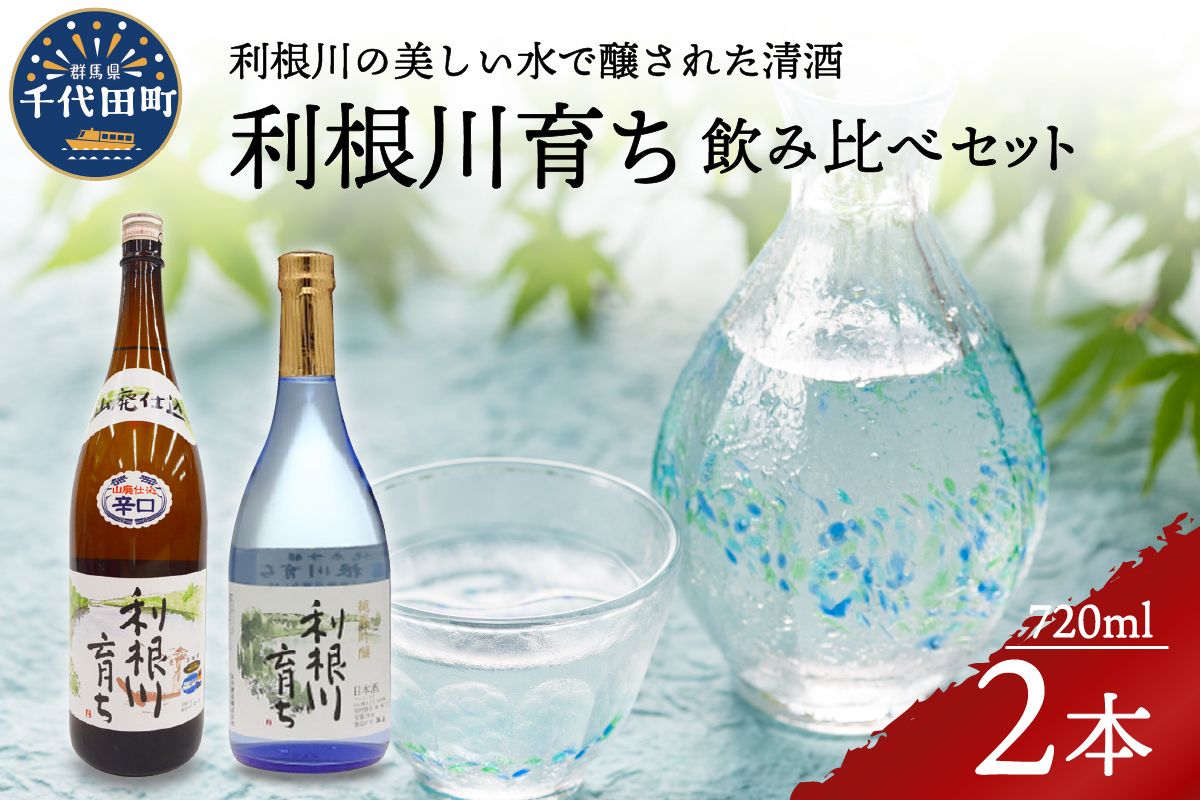 日本酒 清酒 [利根川育ち] 地酒 セット 群馬県 千代田町 晩酌 純米吟醸 本醸造 お酒 酒 冷酒 熱燗 飲み比べ 詰め合わせ 送料無料 お取り寄せ ギフト 贈り物 贈答用 プレゼント