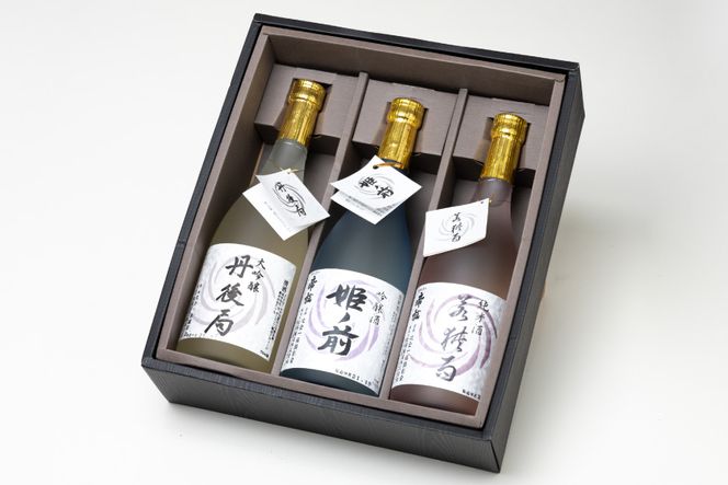 鎌倉殿の13人 地酒「比企三姫」720ml×3本 ギフトBOX 大吟醸 吟醸酒 純米酒 / おいでなせえ / 埼玉県 小川町