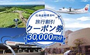 【北海道中標津町】旅行割引クーポン券30,000円分【64010】