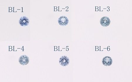 【SJ-91】Pt999　ブルー非加熱サファイアダイヤモンドリング  AQ-178