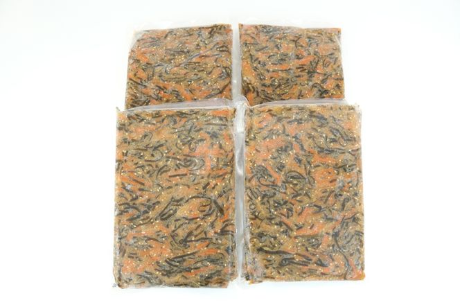 数の子入り 松前漬 4kg（1kg×4p）冷凍 [小野万 宮城県 気仙沼市 20564651] 松前漬け 酒の肴 おつまみ おかず ご飯のお供 漬物