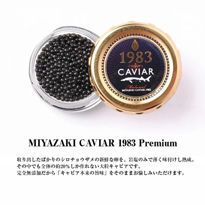 MIYAZAKI CAVIAR 1983 Premium 20g　N027-ZD086