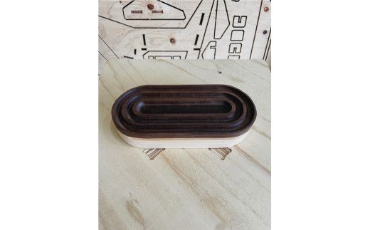 447. Oval Tray 筆記具トレー ステーショナリーケース 筆記具 トレイ