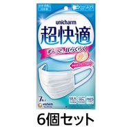 超快適マスク プリーツタイプ ふつう 7枚×6個