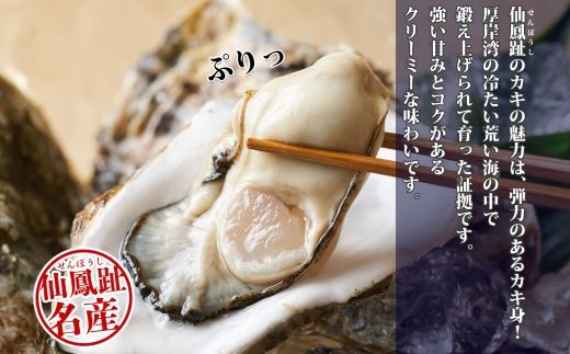 121-1277-01　殻付き牡蠣 仙極かき 35個 生食用 かきナイフ付 牡蠣 かき カキ 冷蔵 北海道 釧路町