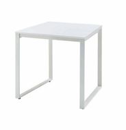 MTKTミーティングテーブル 幅80（4.天板ホワイト×脚部ホワイト） ミーティング サブデスク 作業机 家具 テーブル 愛西市 / タック株式会社 [AEAH015-4]