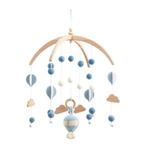 NE-14 HOPPL（ホップル）ベビーメリーセット（ききゅう・ホワイト）+オルゴール