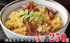 648.国産きざみうなぎの蒲焼　5食入り(A648-1)