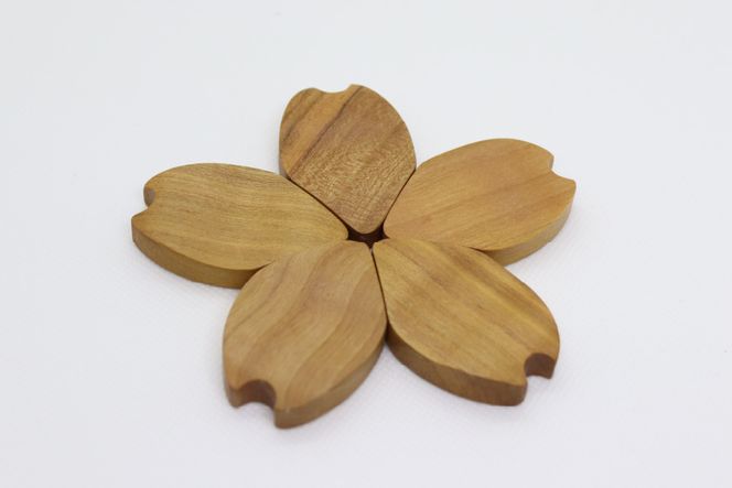 厄除桜 桜の箸置き 5個セット [トポスデザイン 福岡県 筑紫野市 21760047]