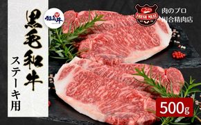 【 福島牛 】 黒毛和牛 サーロインステーキ用 500g (250g×2枚) ステーキ肉 冷凍保存 肉 牛肉 焼肉 ステーキ ランキング おすすめ グルメ ギフト 福島県 田村市 福島 ふくしま 川合精肉店 N09-M20-06
