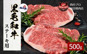 【 福島牛 】 黒毛和牛 サーロインステーキ用 500g (250g×2枚) ステーキ肉 冷凍保存 肉 牛肉 焼肉 ステーキ ランキング おすすめ グルメ ギフト 福島県 田村市 川合精肉店 N09-M20-06