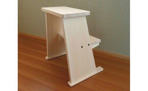 ヒノキの台 ちょっと便利な桧の踏み台≪木製 桧 ヒノキ ひのき キッチン