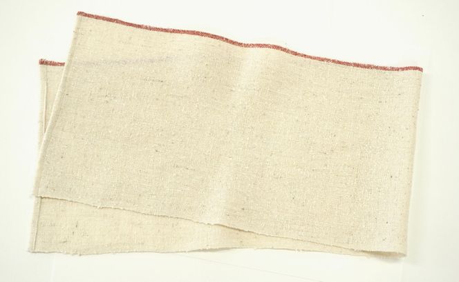 308.手つむぎ絹のボディタオル・ハンドタオルセット