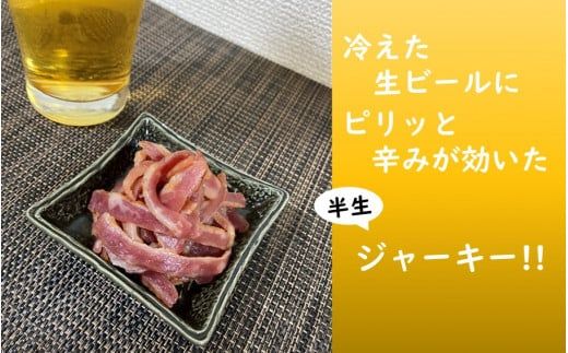 【黒毛和牛】 豊後牛／半生ビーフジャーキー 200g (40g×5P)_2392R