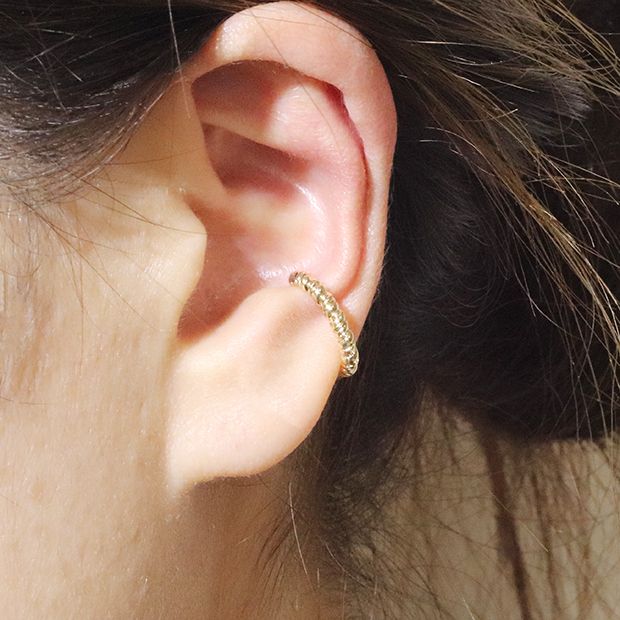 K10　ねじりイヤーカフ　BQ-50