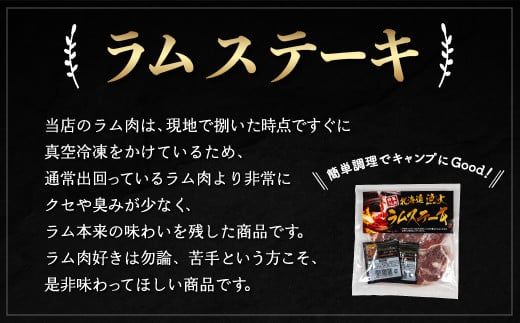 北海道民おすすめの味のラムを贅沢にラムハンバーグとラムステーキに！！ ふるさと納税 人気 おすすめ ランキング 羊 ラム 肉 ステーキ ハンバーグ おいしい 北海道 平取町 送料無料 BRTI011