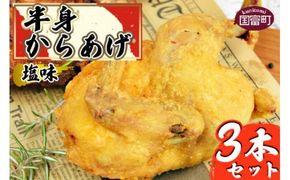 ＜半身からあげ（塩味）3本セット＞準備でき次第翌々月までに順次発送【a0305_hi】