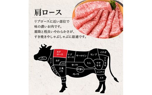 鹿児島県産黒毛和牛肩ロース肉（4等級）　K171-001