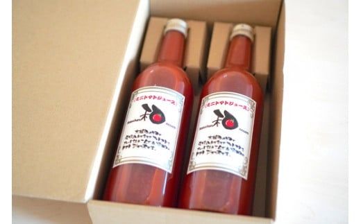 【ミニトマト約100個分をぎゅっと詰め込んだ】和ちゃん農園のミニトマトジュース(720ml×2本)【0tsuchi00402】