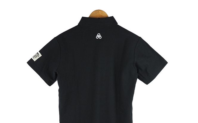 【CSSkb×沖縄市】OKINAWA　CITY2023　コラボ　ポロシャツ　黒（Mサイズ）