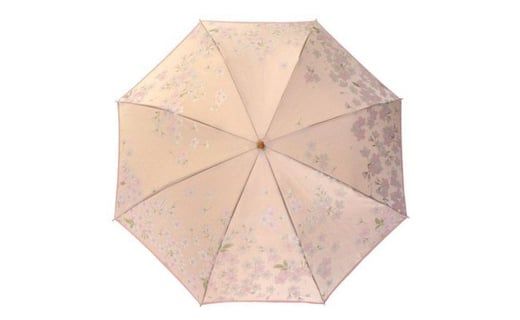 槙田商店【晴雨兼用折りたたみ傘】”絵おり” 桜 FAA5060