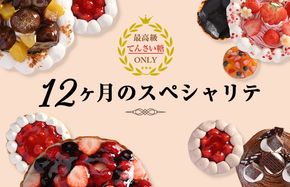 099Z191 12ヶ月のスペシャリテ 定期便 全12回【毎月配送 洋菓子 スイーツ おやつ てんさい糖 冷凍】