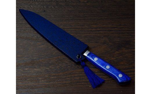 H37-07 剛シリーズ ぺティーナイフ 150mm 木製鞘付き【左利き用】