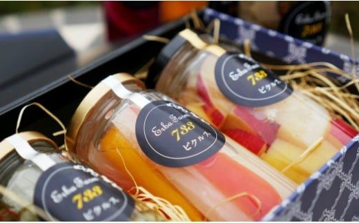 【農家のこだわり野菜使用】おまかせ ピクルス 3本《築上町》【ERBA　FARM733】[ABAP001]