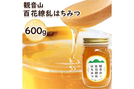 観音山百花繚乱はちみつ600g 有限会社柑香園 [30日以内に出荷予定(土日祝除く)]和歌山県 紀の川市 蜂蜜 ハチミツ ローハニー---wsk_kcehrhm_30d_22_14000_600g---