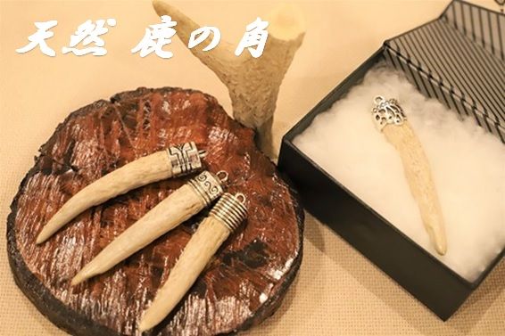 『天然・鹿の角』アクセサリー用パーツ　　※離島不可