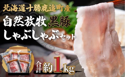 鹿追産 自然放牧黒豚しゃぶしゃぶセット SKN001