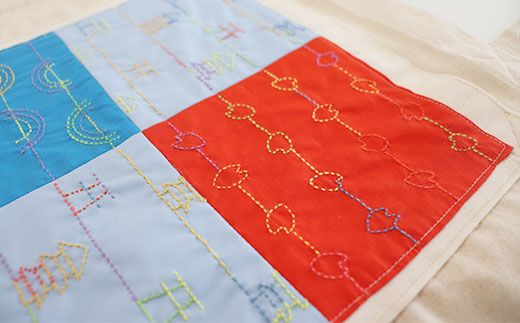 AP-23 【刺し子】つながるトート【フェアトレード】