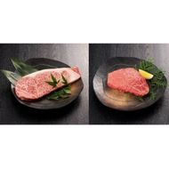 【A4/A5ランク】博多和牛ステーキセット(サーロイン200g×2枚、モモ150g×2枚)【伊豆丸商店】_HA0190