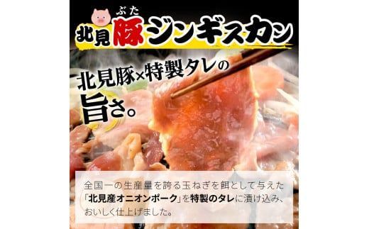 北見豚ジンギスカンセット ( ジンギスカン 羊肉 豚肉 ラム ラム肉 )【005-0010】