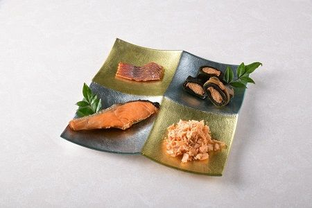 B4014 永徳 鮭乃蔵 鮭加工品常温品詰合せＢ（新潟県村上市