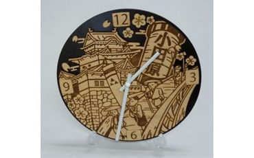 115-1379　新マンホールデザイン「小田原巡り」制作記念時計