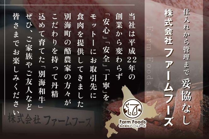 別海和牛 ロースステーキ （250g×2）+ハンバーグ （140g×2）【別海和牛】